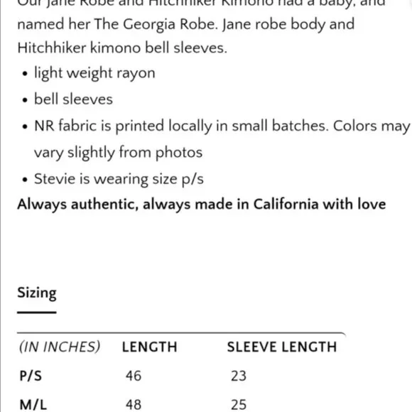 Novella Royale - The Georgia Robe in Red Butterfly Size Small - Picture 15 of 16